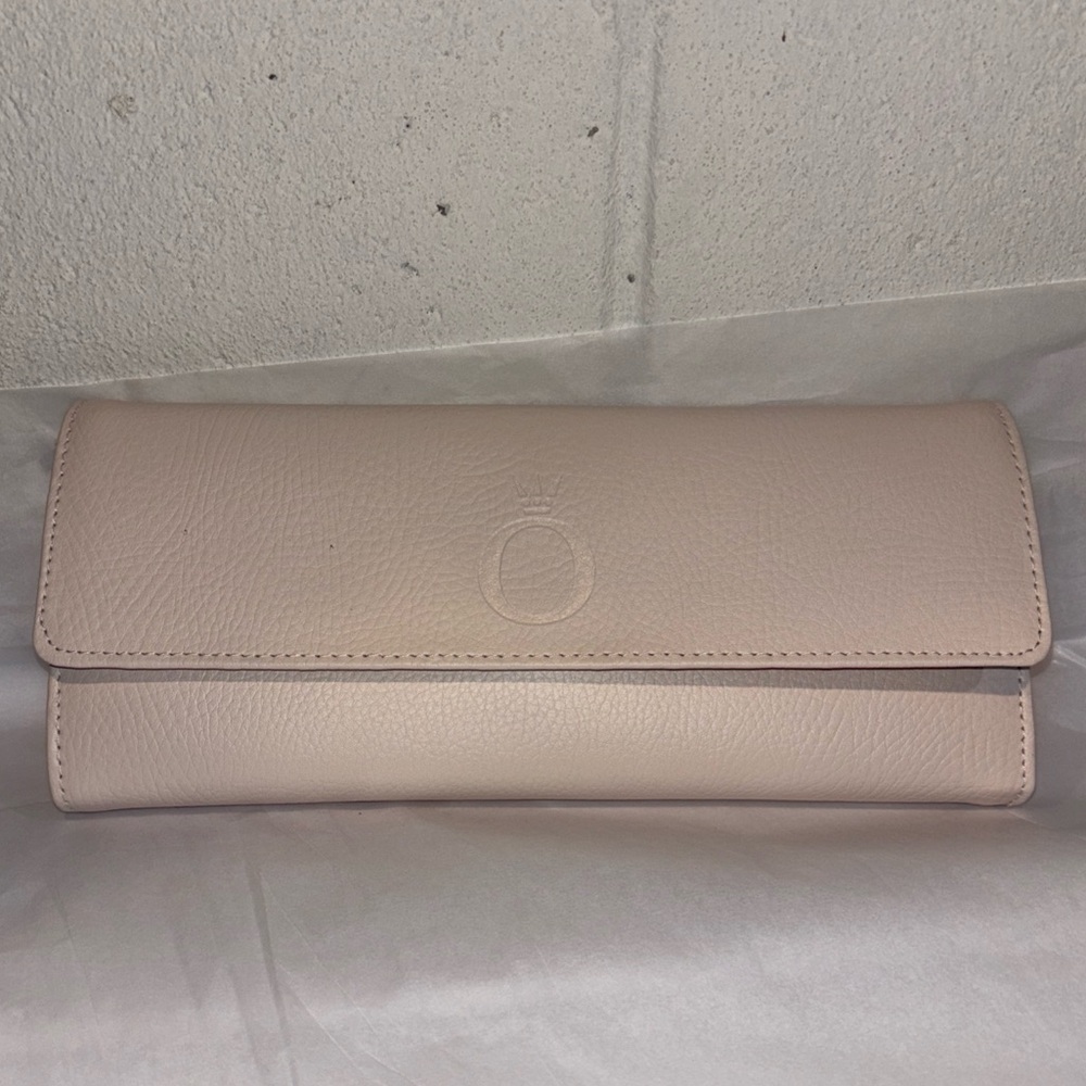 Pandora Pink Jewelry travel case black velvet lined removable pouch